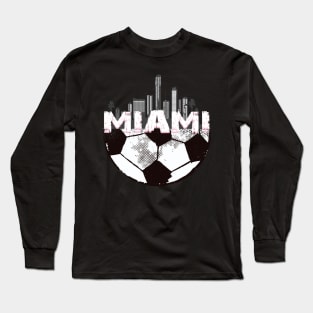 Miami soccer Long Sleeve T-Shirt